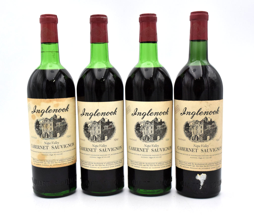 1941 Inglenook Cabernet Sauvignon bottle