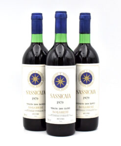 1979 Tenuta San Guido Sassicaia Bolgheri wine bottle