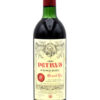 1981 Petrus wine bottle
