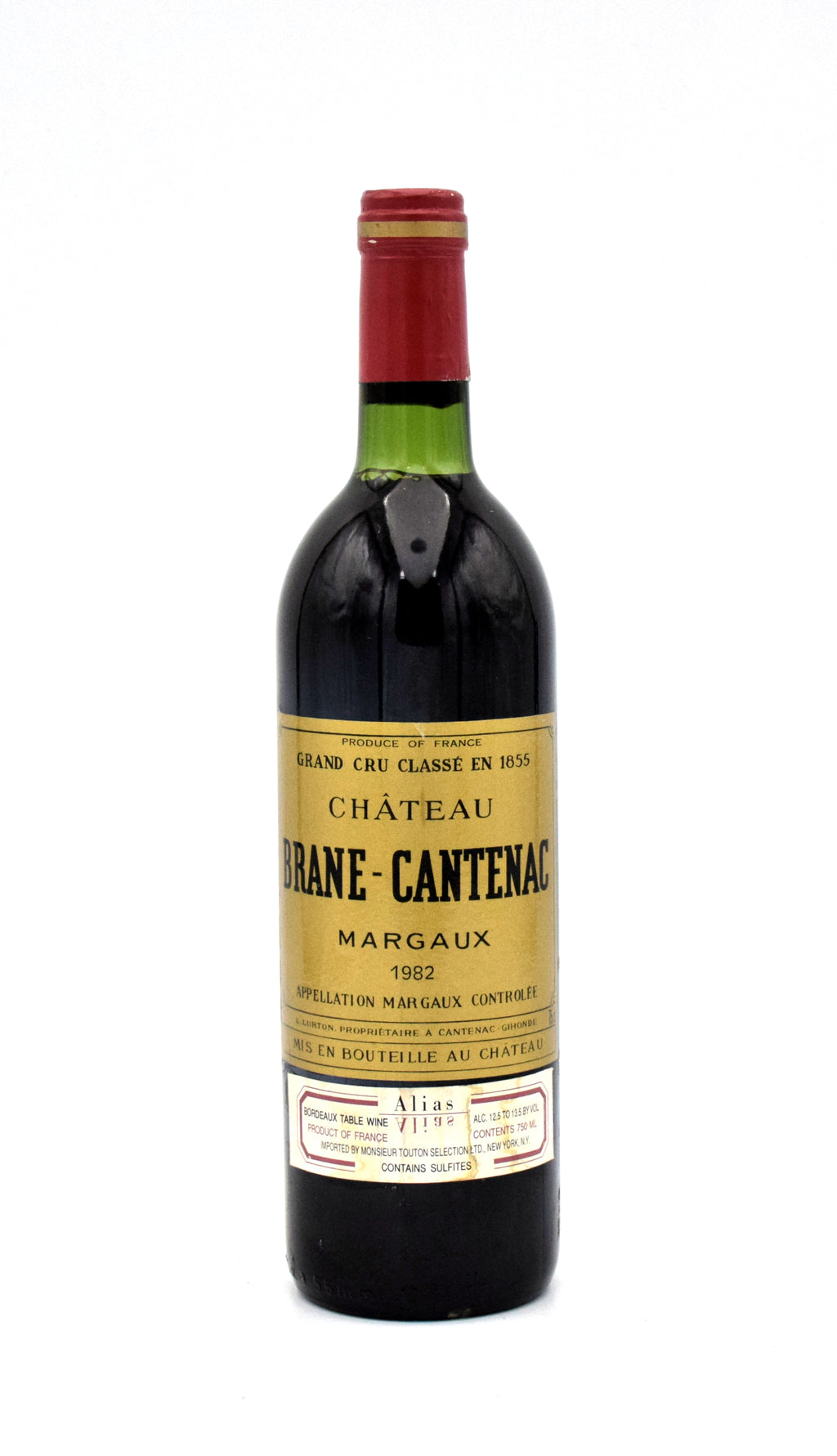 1982 Chateau Brane-Cantenac wine bottle