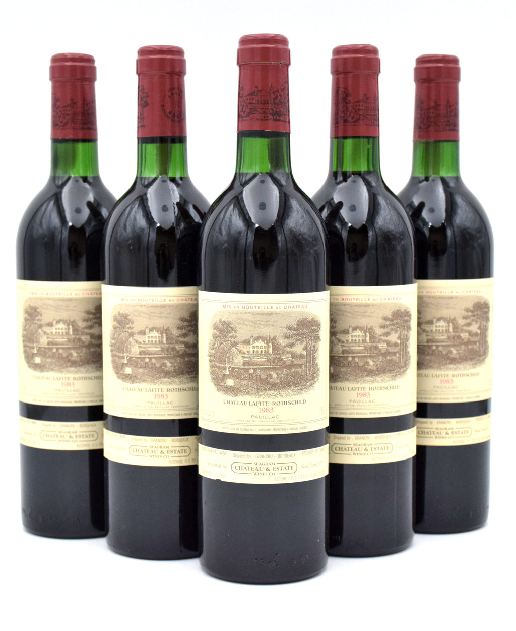1983 Chateau Lafite Rothschild wine bottle
