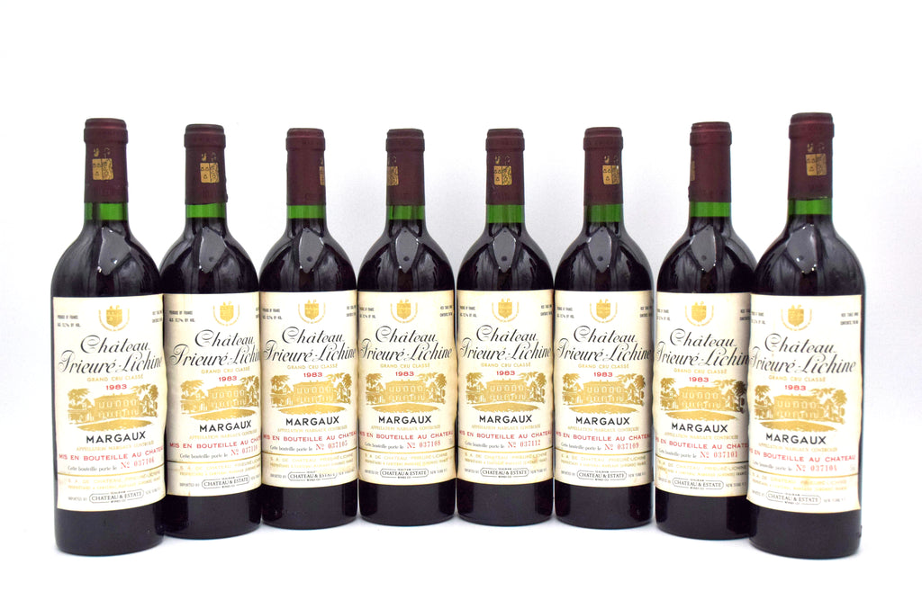 1983 Chateau Prieure-Lichine wine bottle