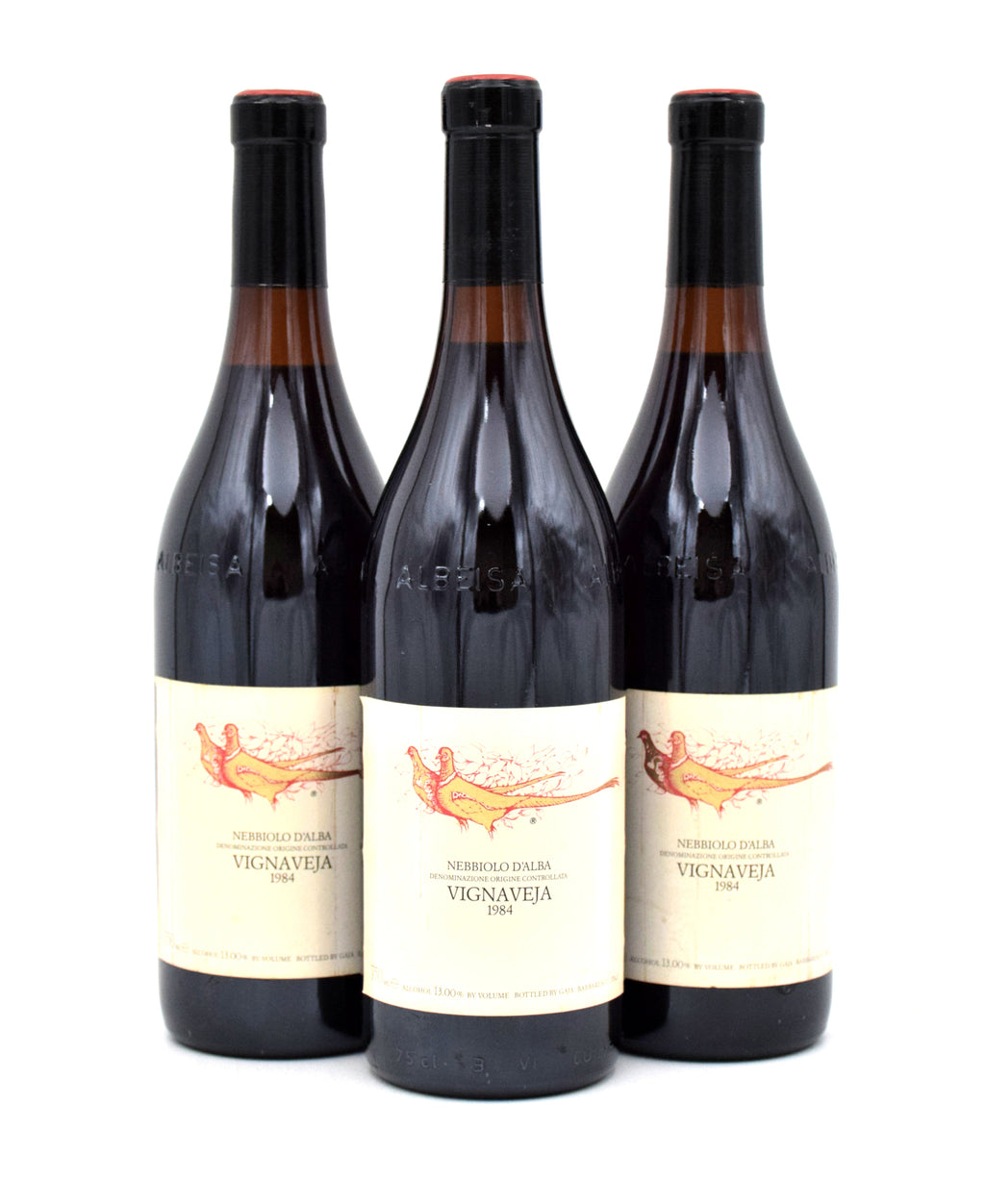 1984 Gaja 'Vignaveja' Nebbiolo d'Alba wine bottle