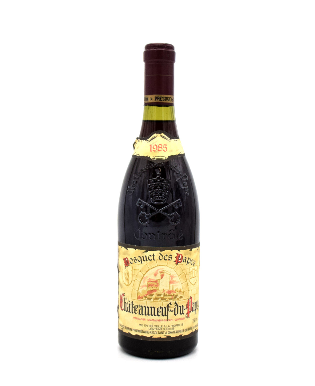 1985 Domaine Bosquet des Papes Chateauneuf-du-Pape full-bodied red wine