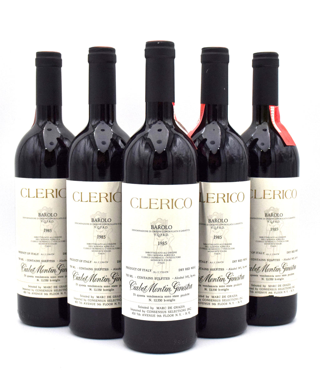1985 Domenico Clerico Ciabot Mentin Ginestra wine bottle