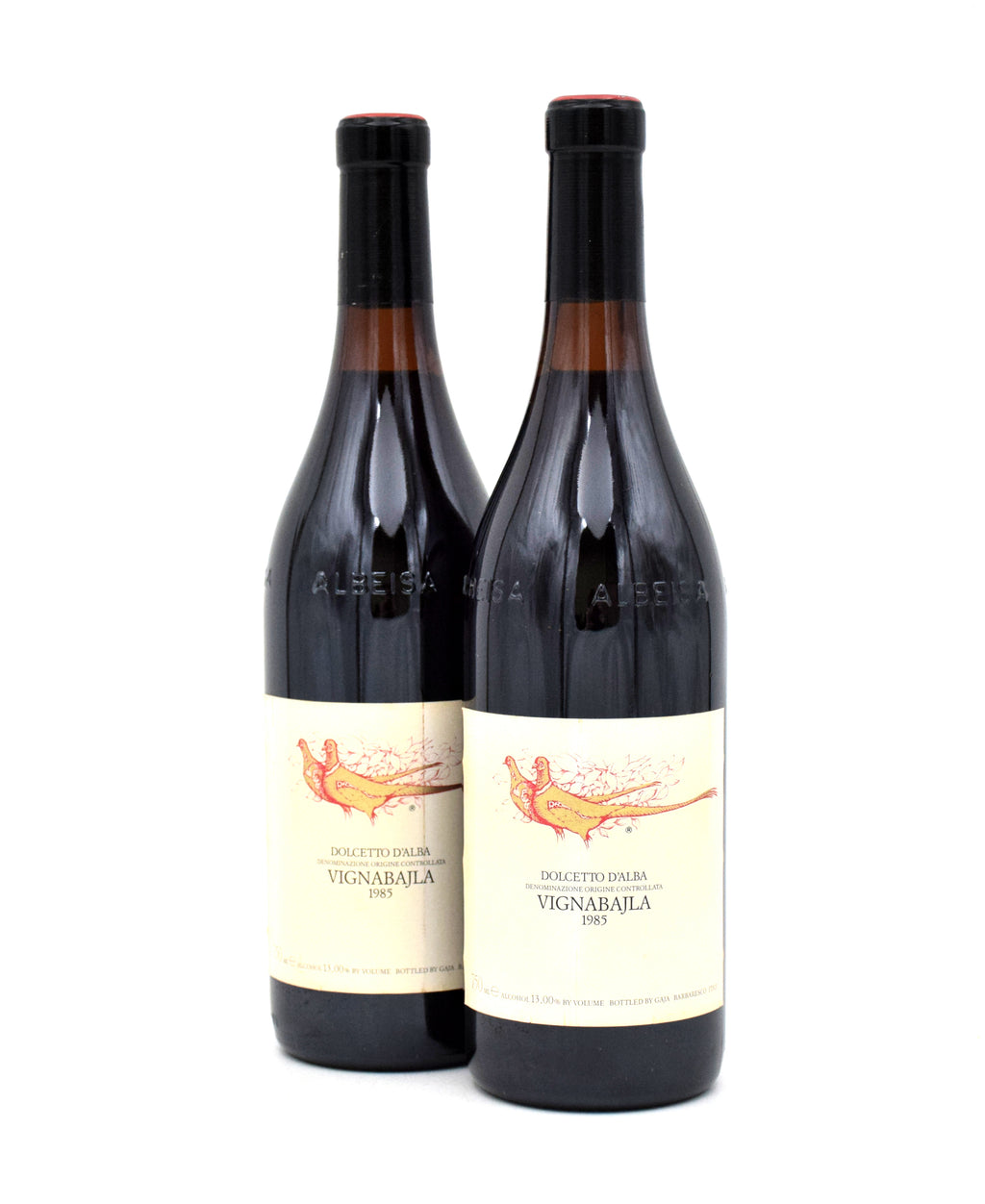 1985 Gaja 'Vignabajla' Dolcetto d'Alba wine bottle