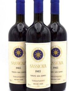 1985 Tenuta San Guido Sassicaia Bolgheri wine bottle