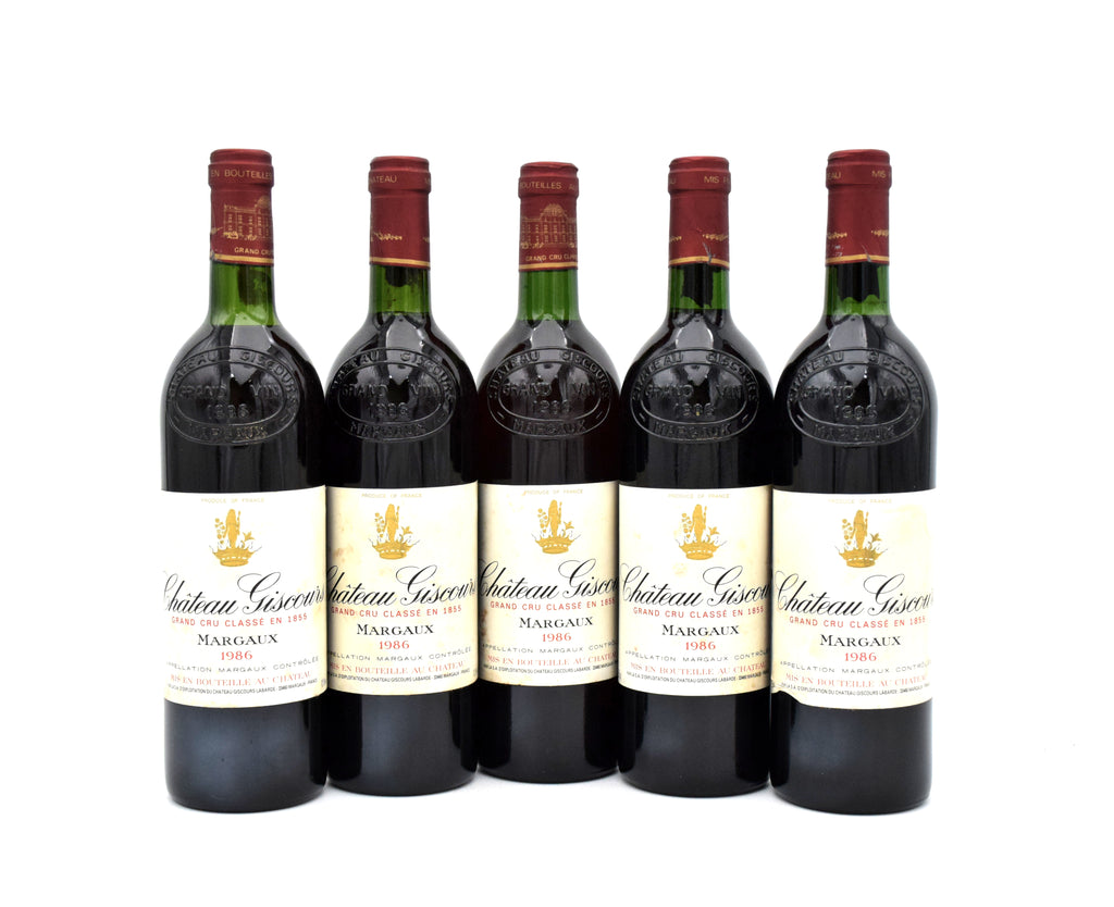 1986 Chateau Giscours wine bottle