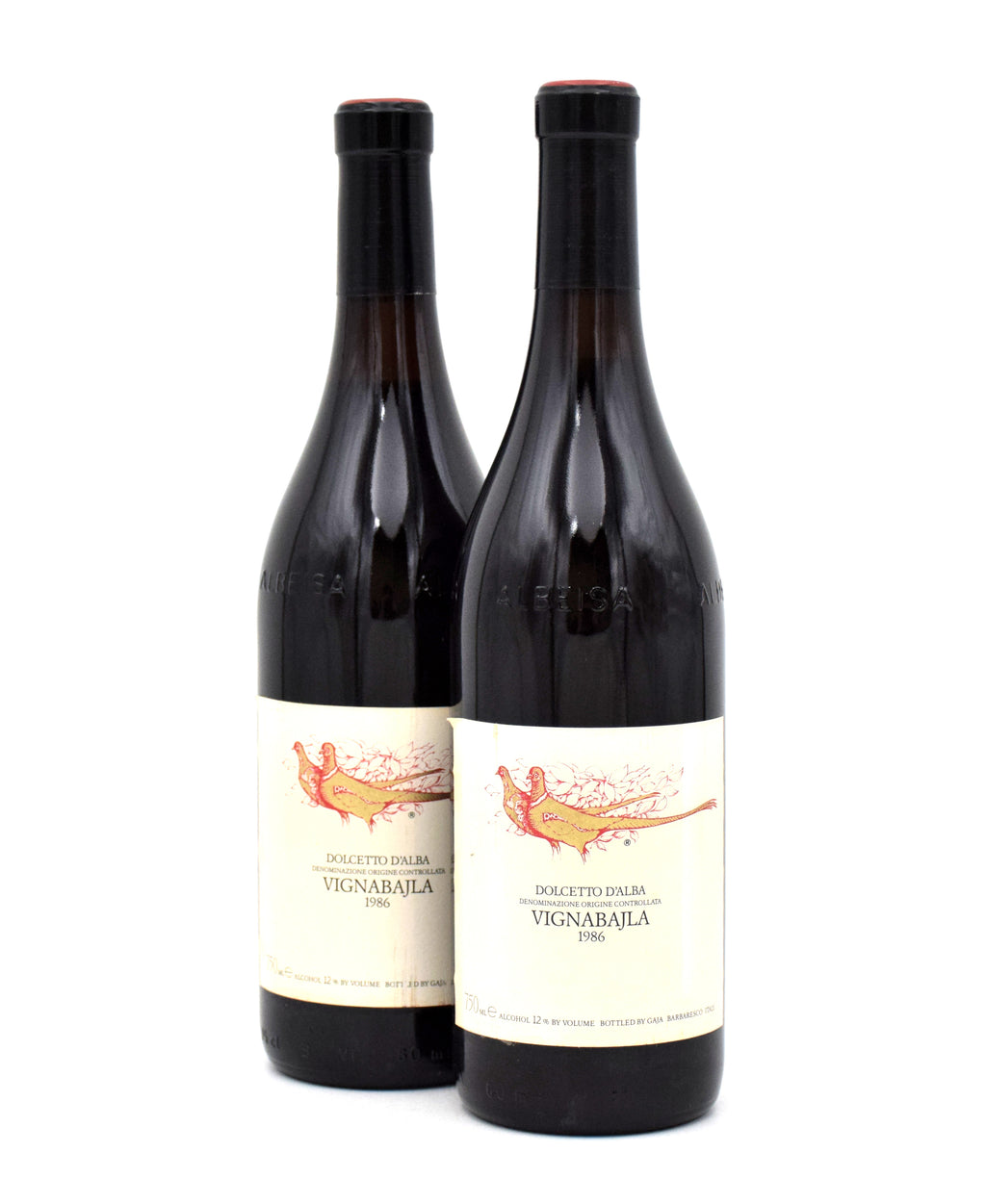 1986 Gaja 'Vignaveja' Dolcetto d'Alba wine bottle