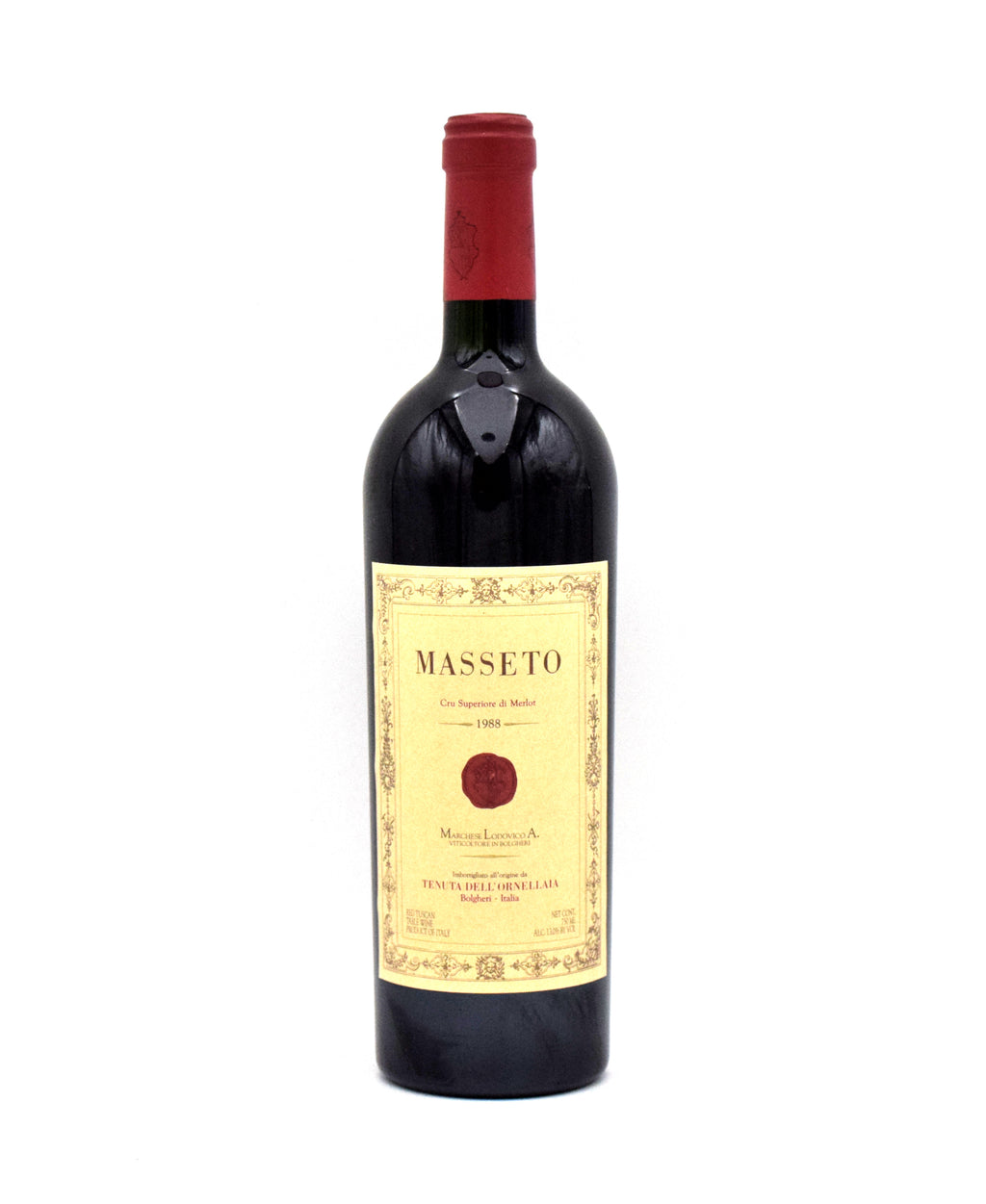 1988 Masseto Toscana IGT wine bottle