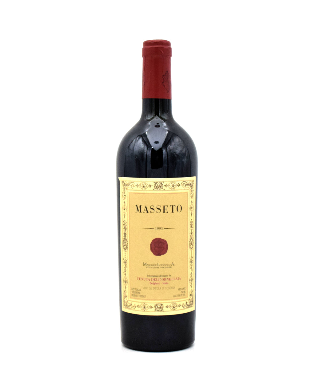 1993 Masseto Toscana IGT wine bottle