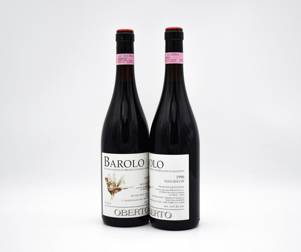 1996 Andrea Oberto Vigneto Rocche wine bottle