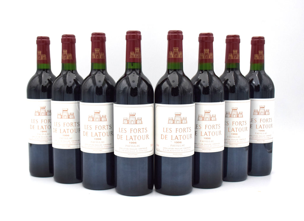 1996 Chateau Latour 'Les Forts de Latour' wine bottle