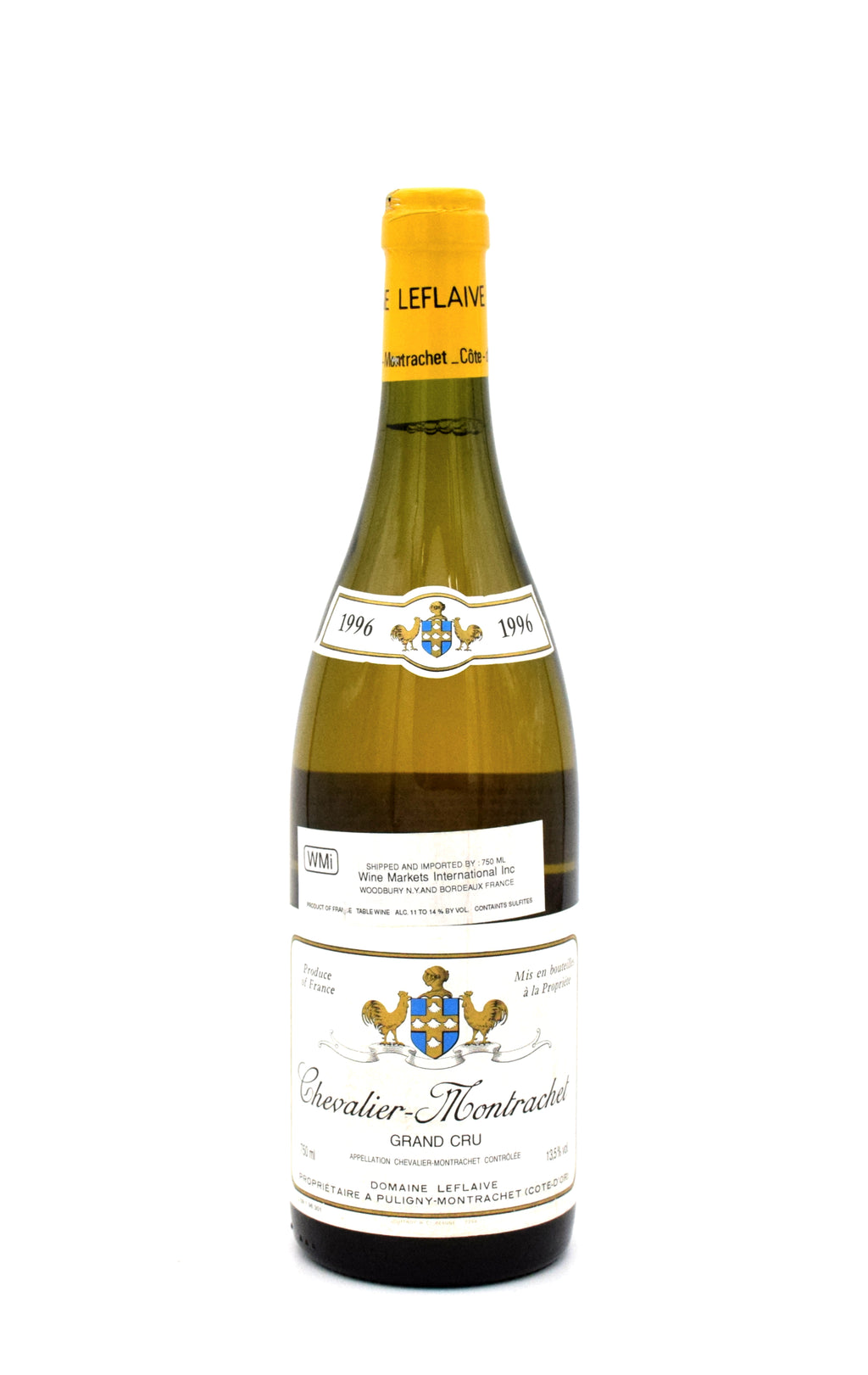 1996 Domaine Leflaive Chevalier-Montrachet Grand Cru wine bottle