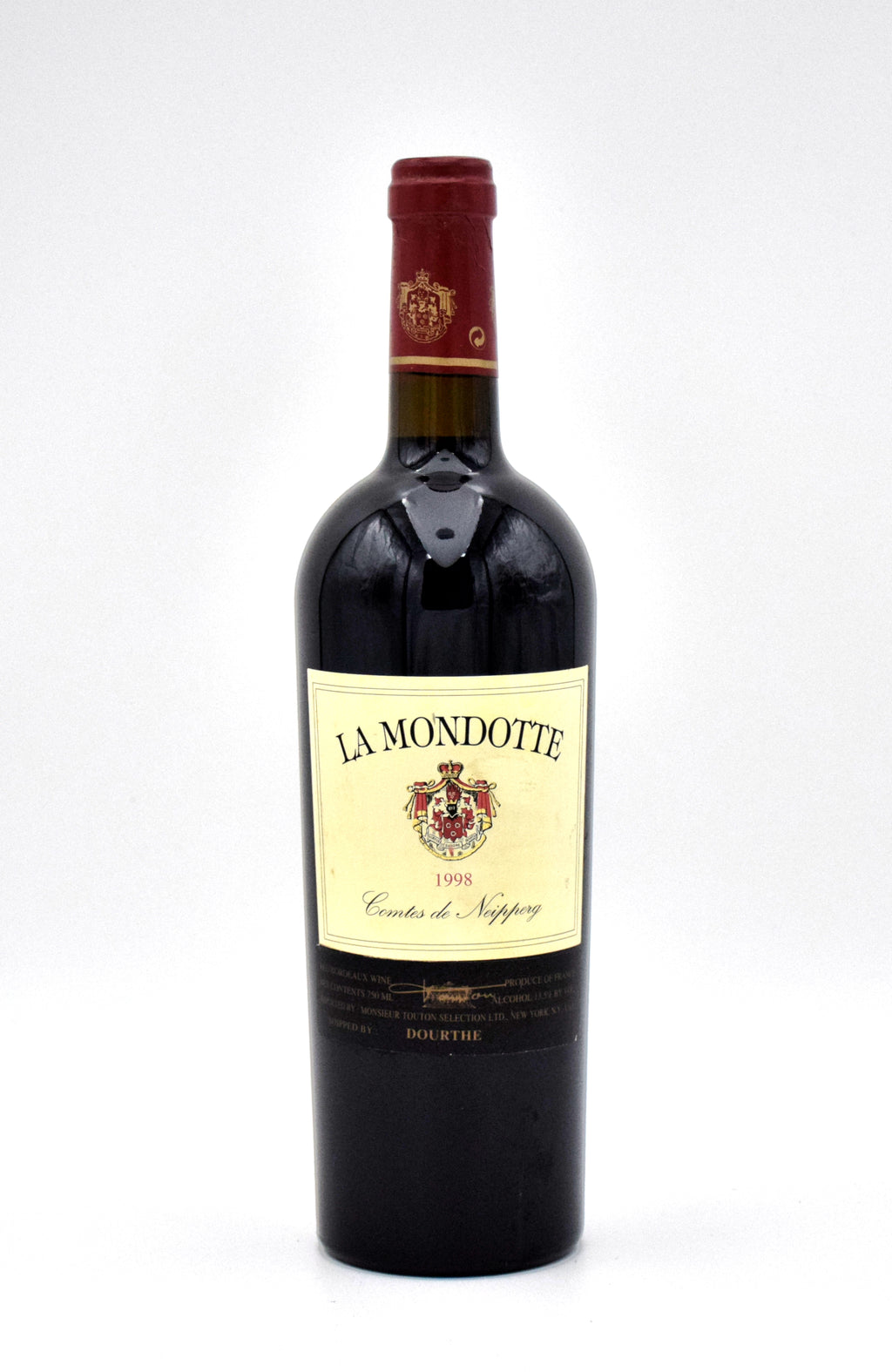 1998 La Mondotte wine bottle