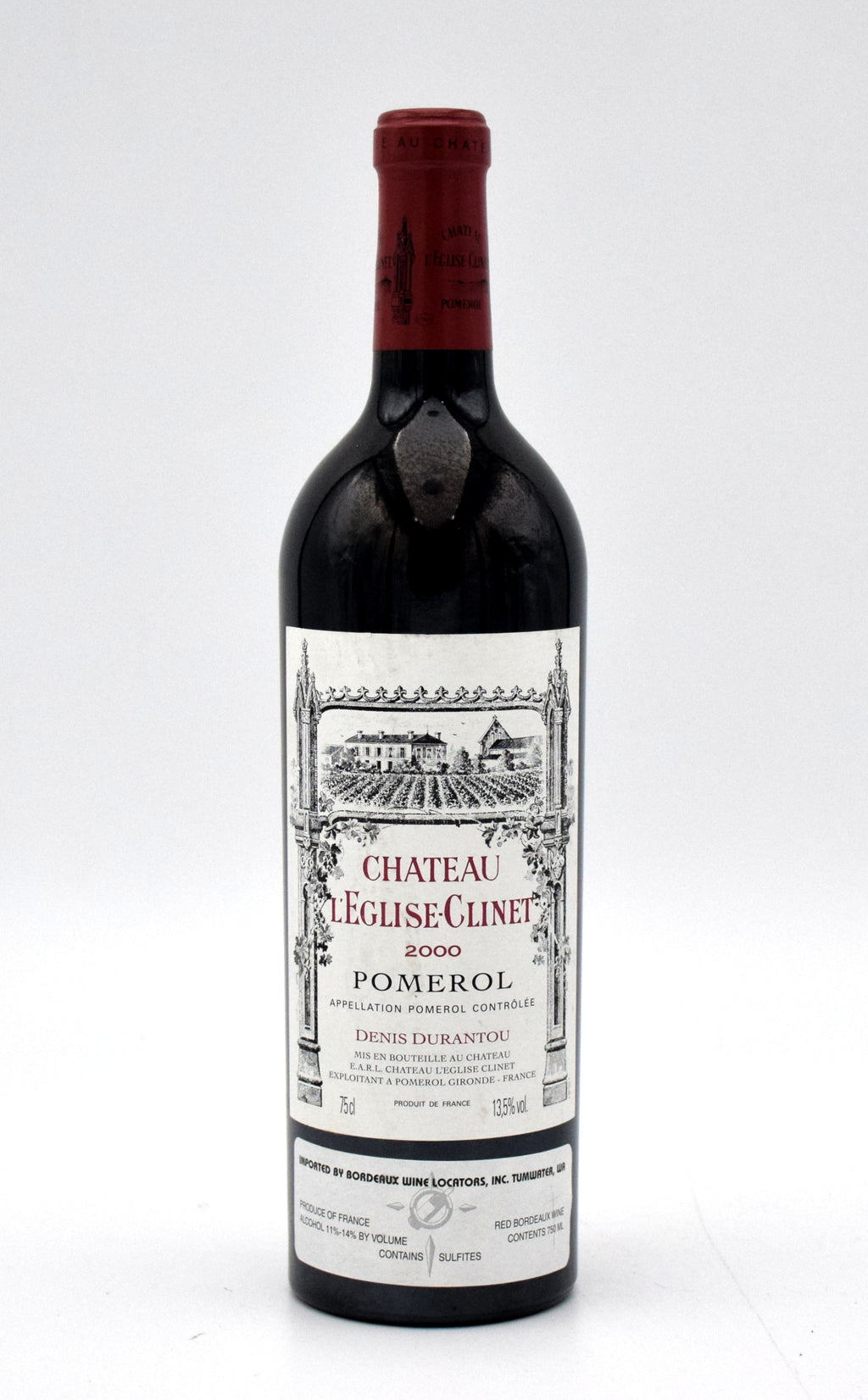 2000 Chateau L'Eglise-Clinet wine bottle