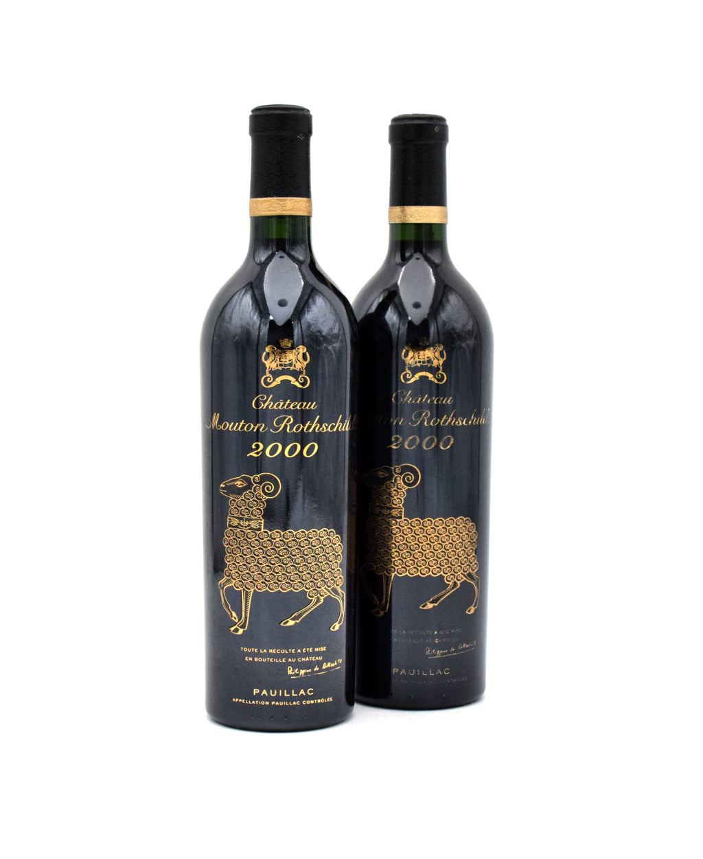 2000 Chateau Mouton Rothschild wine bottle