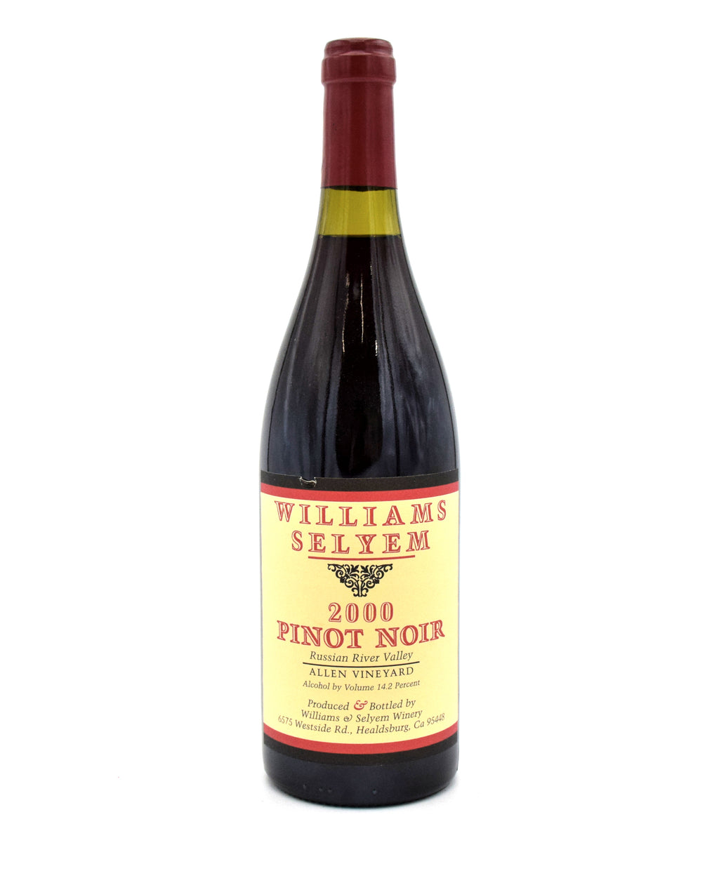 2000 Williams Selyem Allen Vineyard Pinot Noir