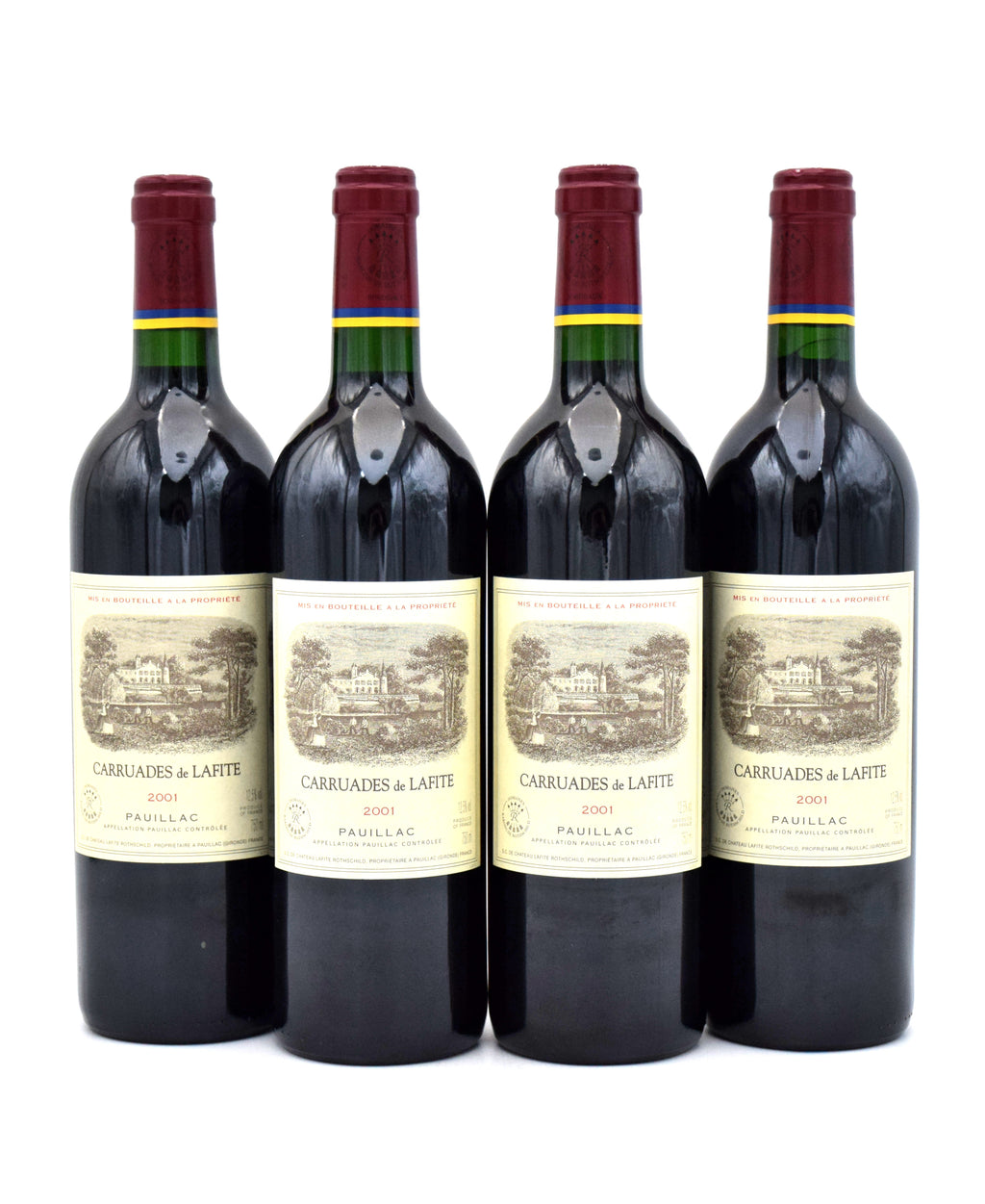 2001 Chateau Lafite Rothschild 'Carruades de Lafite' wine bottle