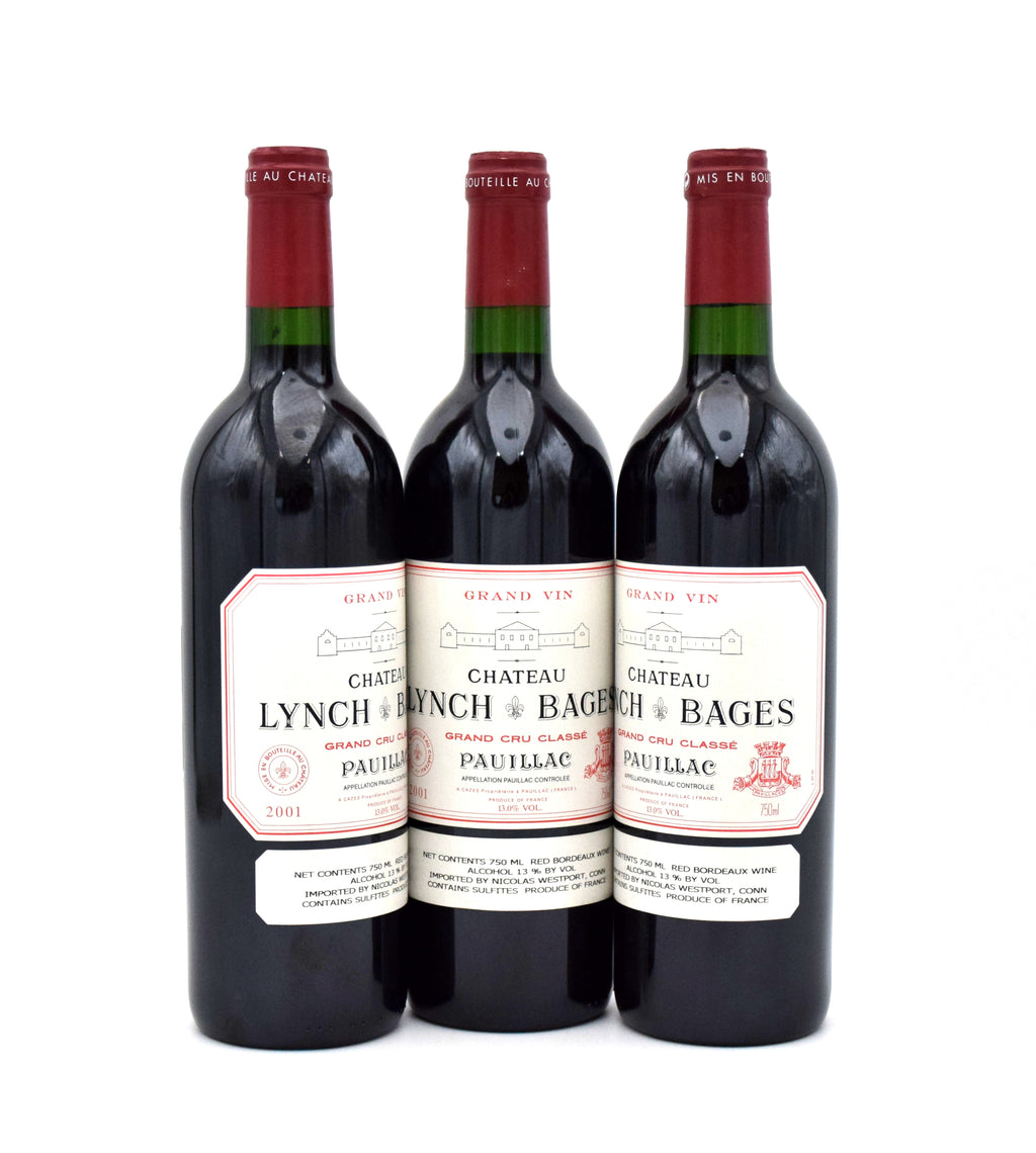 2001 Chateau Lynch-Bages wine bottle