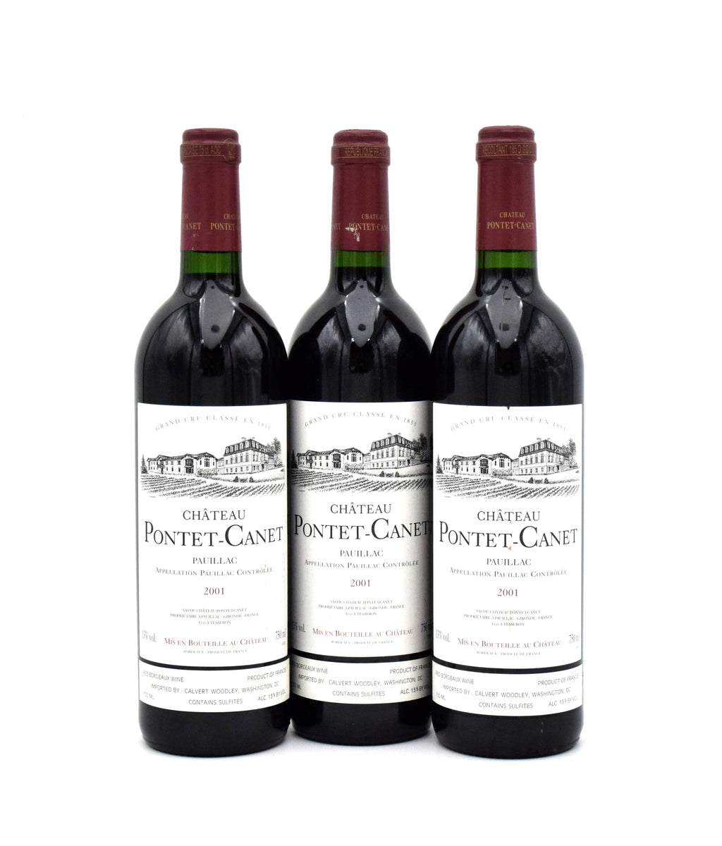 2001 Chateau Pontet-Canet red wine from Pauillac