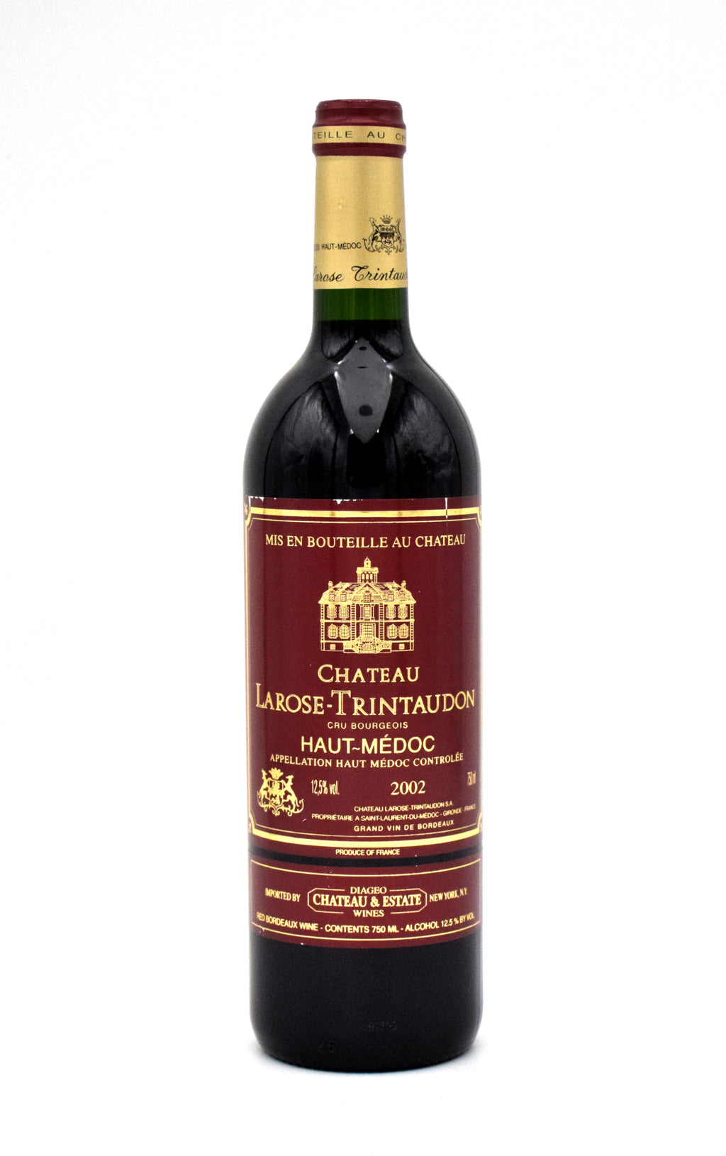 2002 Chateau Larose Trintaudon wine bottle