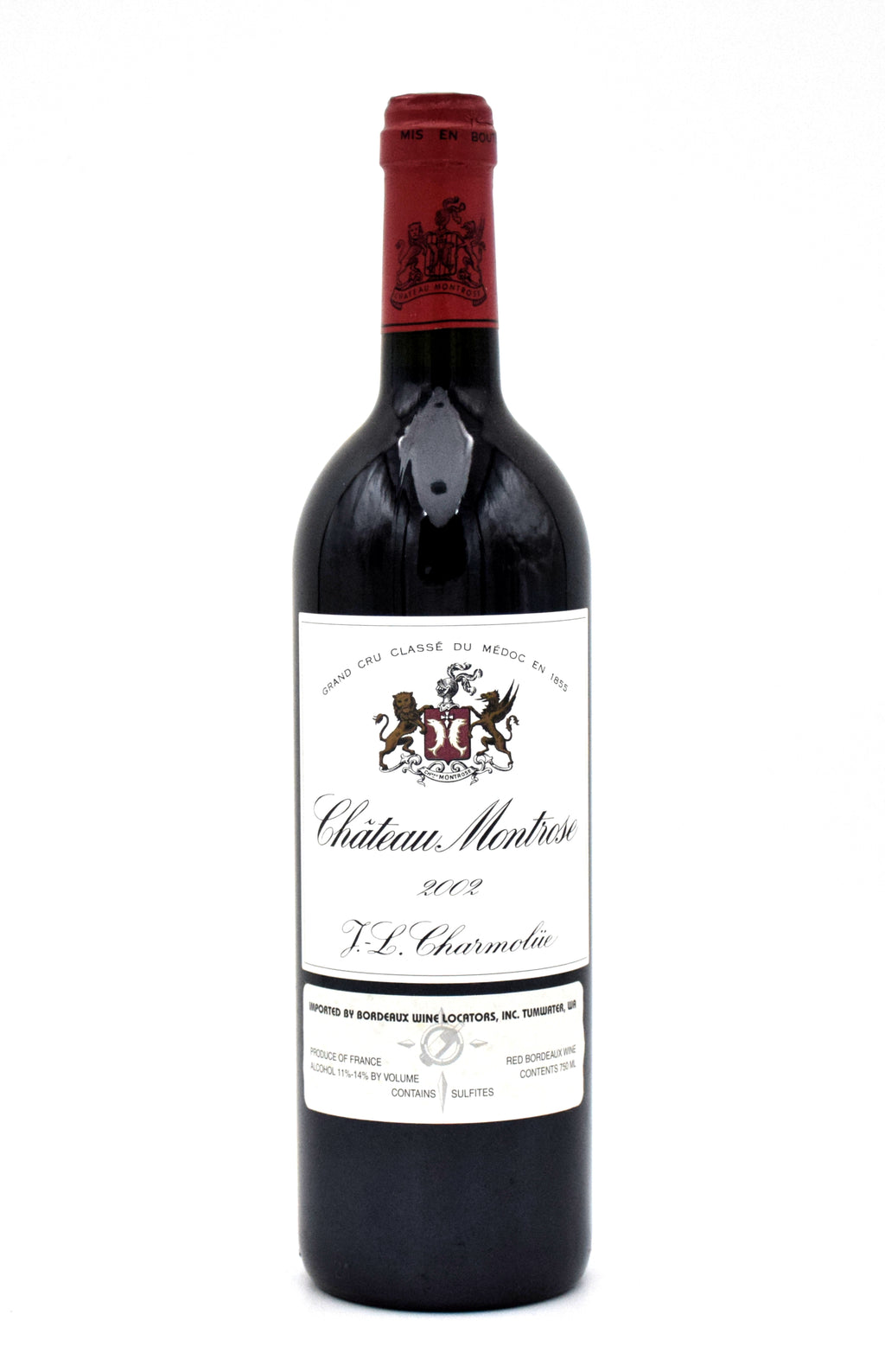2002 Chateau Montrose red wine from St-Estèphe, Bordeaux