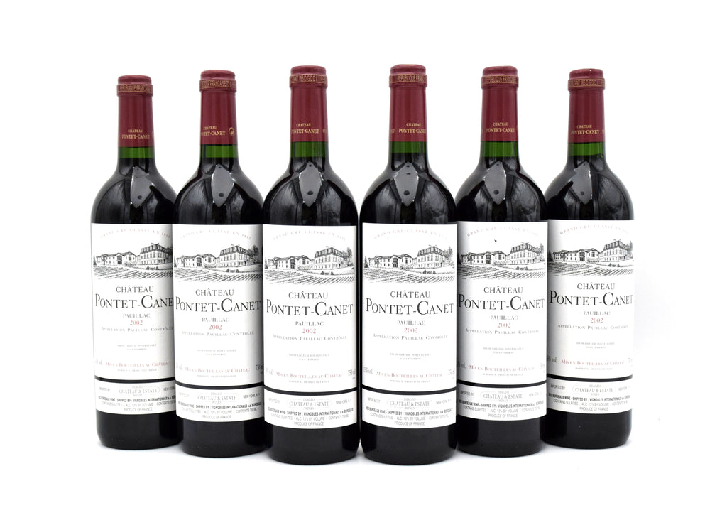 2002 Chateau Pontet-Canet wine bottle