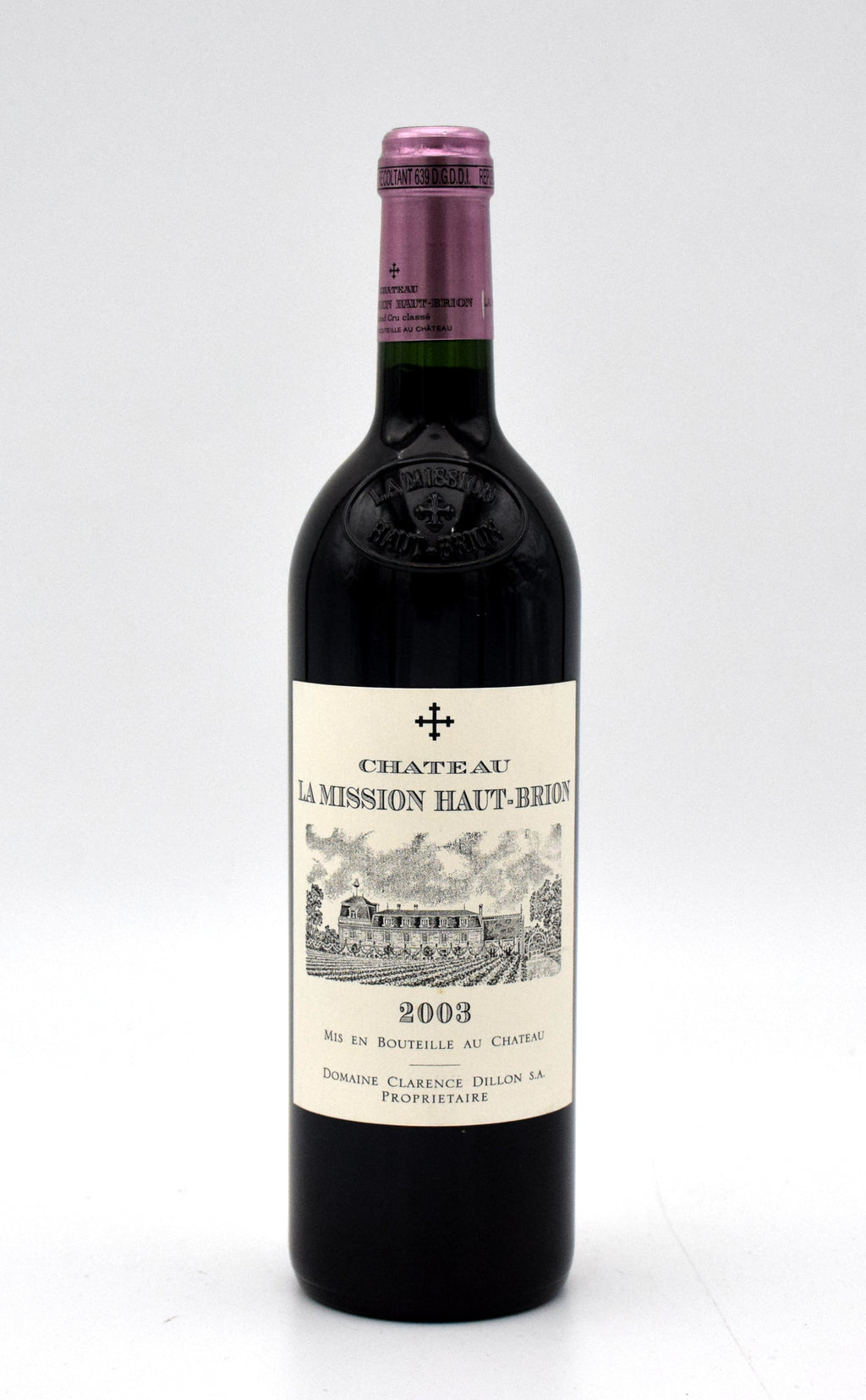 2003 Chateau La Mission Haut-Brion wine bottle
