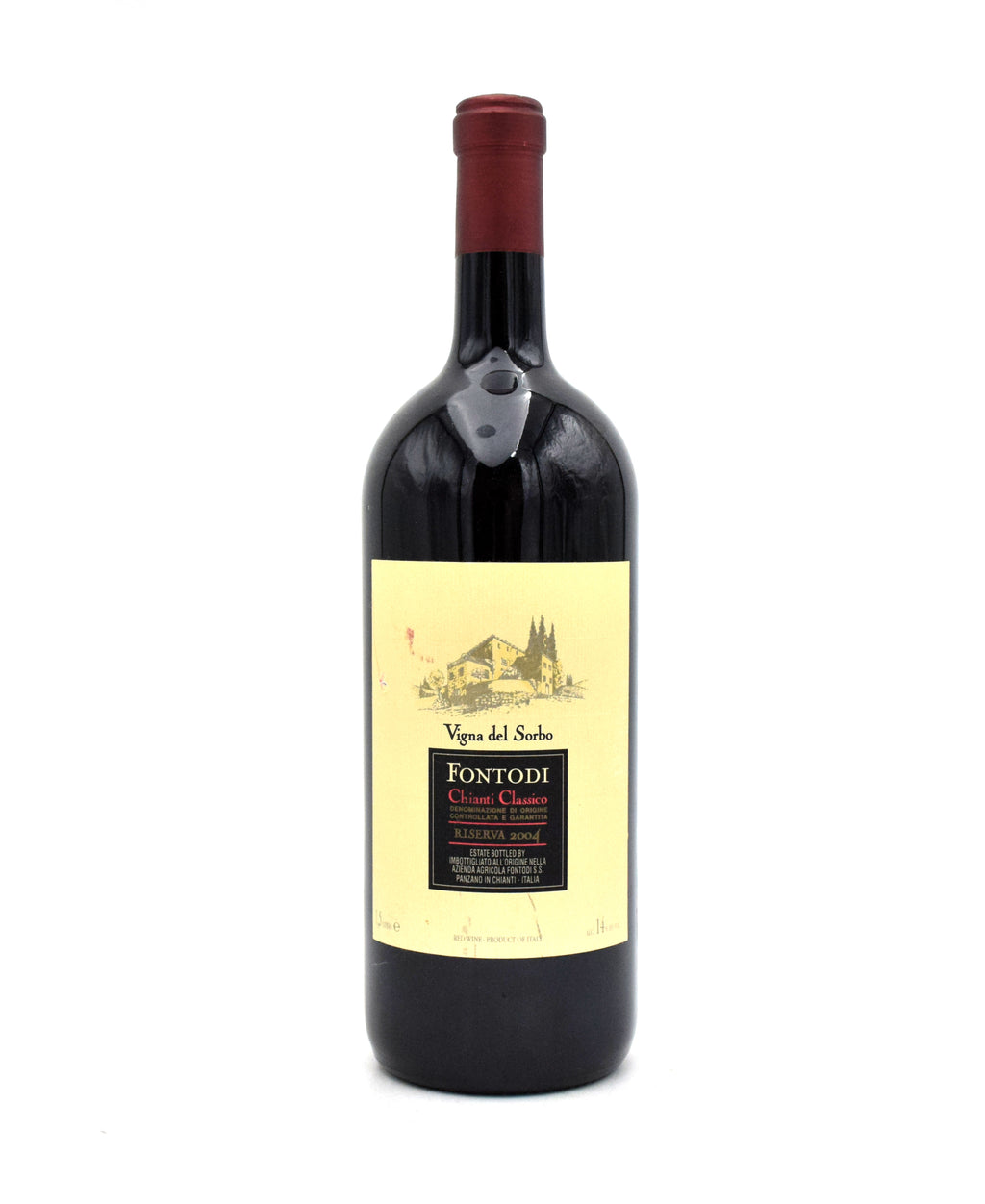 2004 Fontodi Vigna del Sorbo 1.5L wine bottle