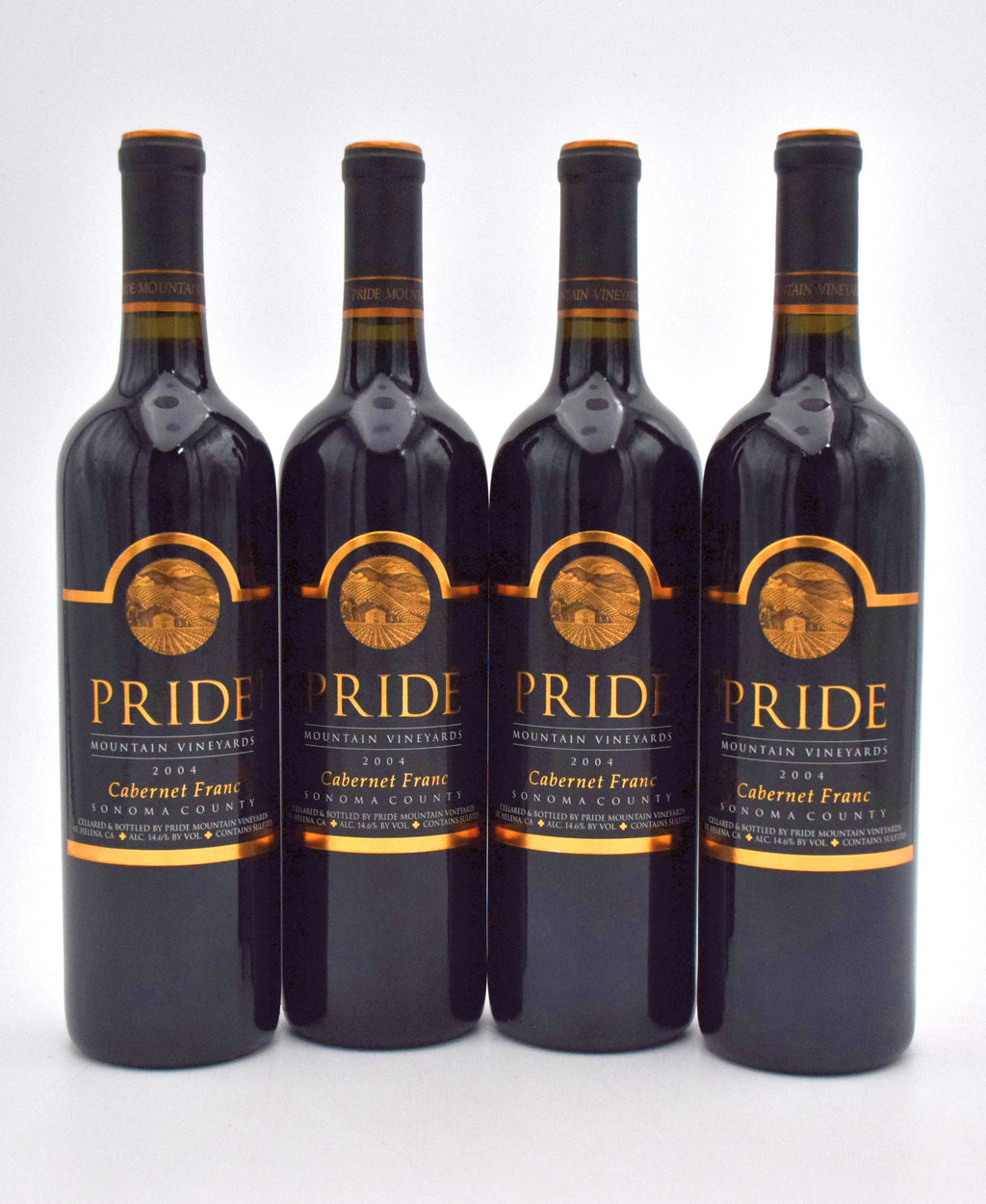 2004 Pride Mountain Vineyards Cabernet Franc wine bottle