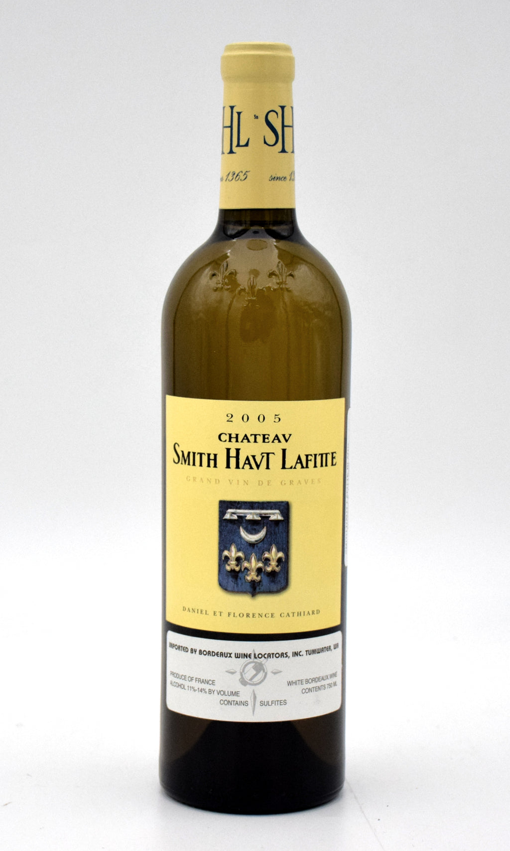 2005 Chateau Smith Haut Lafitte Blanc wine bottle