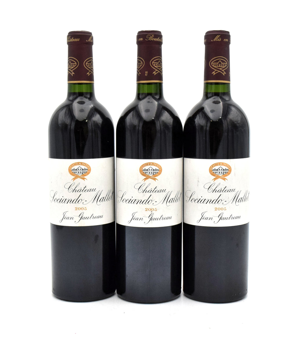 2005 Chateau Sociando-Mallet wine bottle