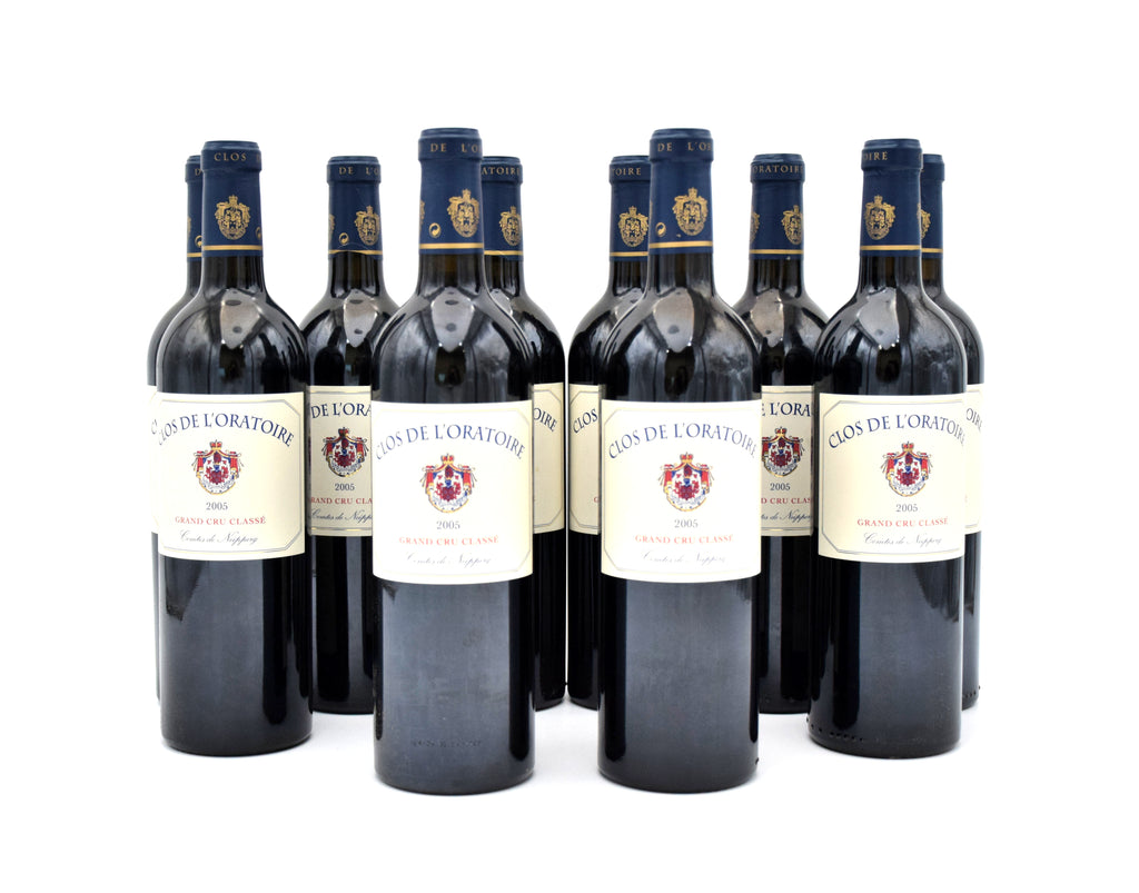 2005 Clos de l'Oratoire wine bottle