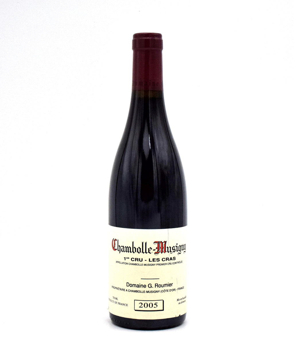 2005 Domaine Georges & Christophe Roumier Les Cras wine bottle