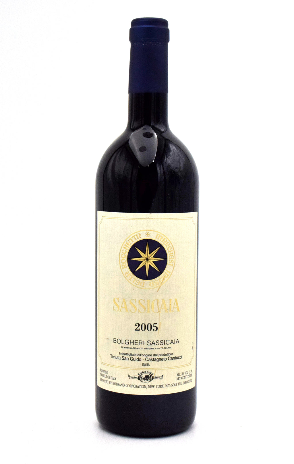 2005 Tenuta San Guido Sassicaia Bolgheri wine bottle