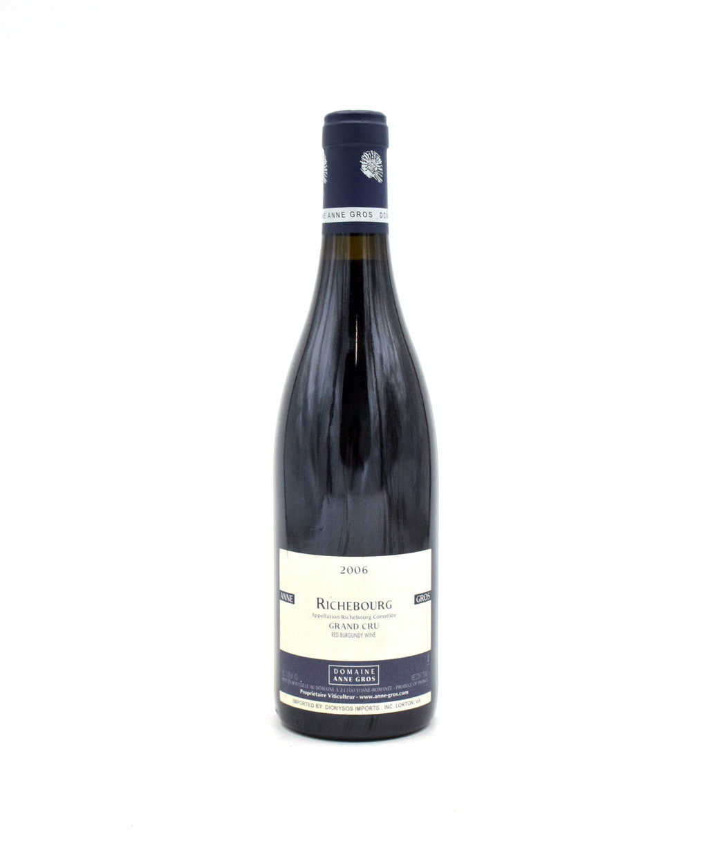 2006 Domaine Anne Gros Richebourg Grand Cru wine bottle