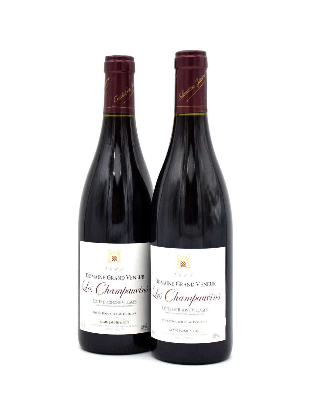 2007 Alain Jaume & Fils Domaine Grand Veneur Cotes du Rhone Les Champauvins wine bottle