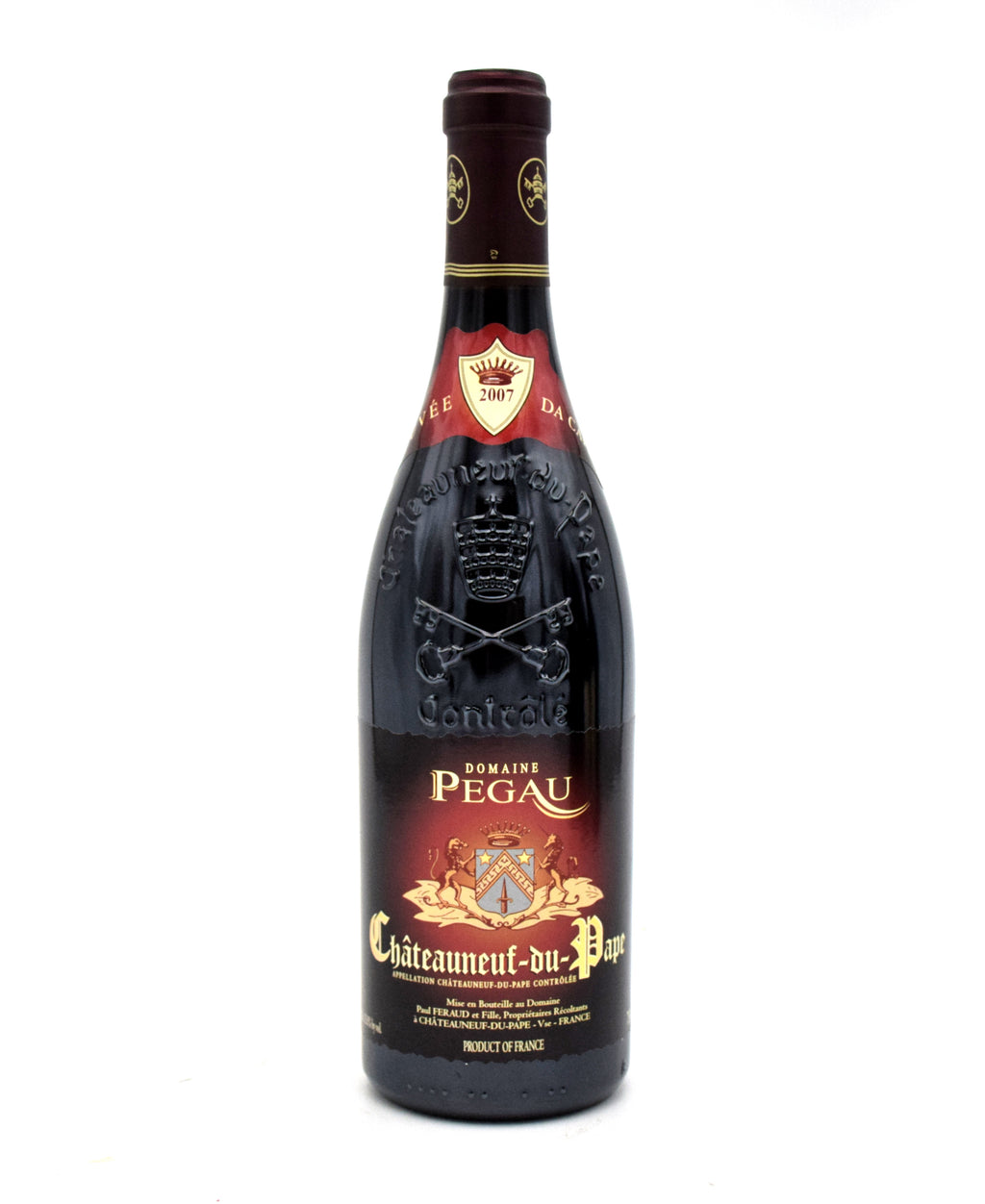 2007 Domaine du Pegau Chateauneuf-du-Pape Cuvee da Capo wine bottle