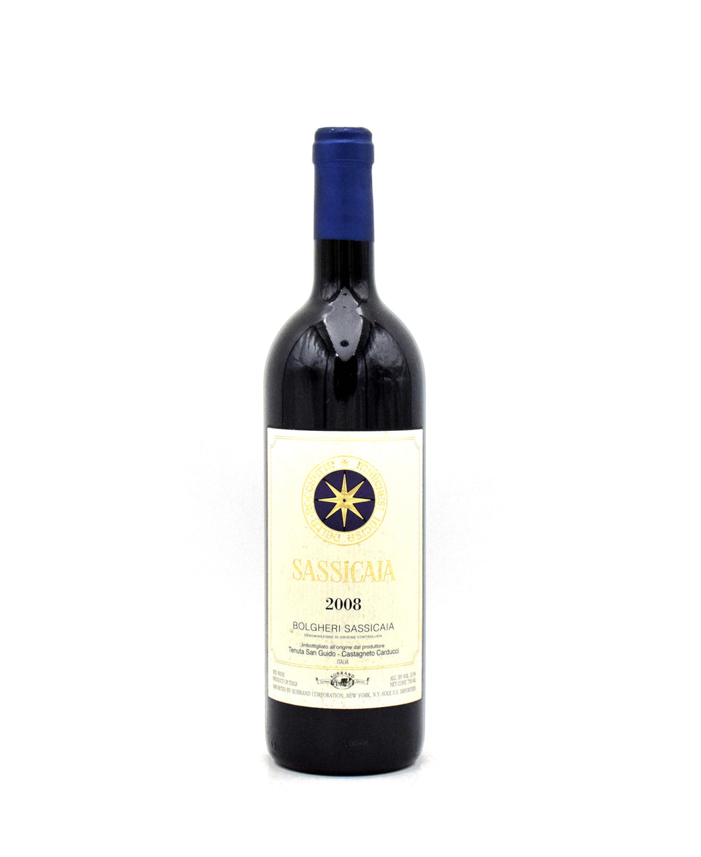 2008 Tenuta San Guido Sassicaia Bolgheri wine bottle