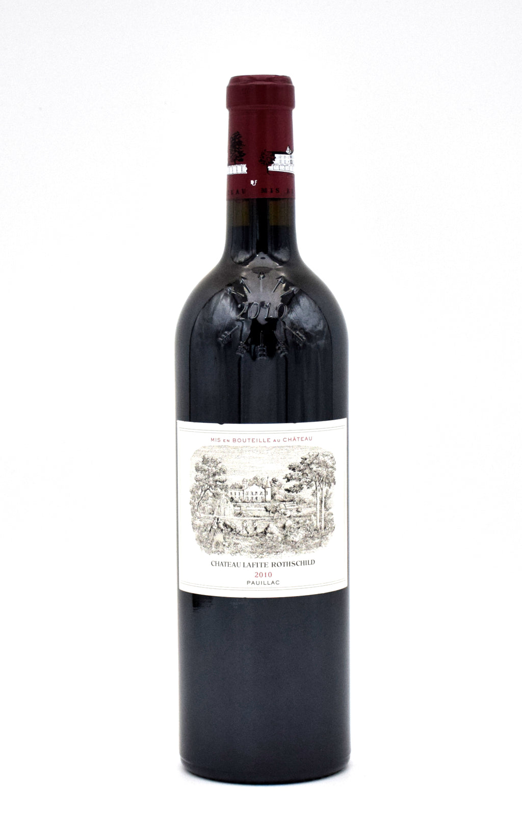 2010 Chateau Lafite Rothschild wine bottle