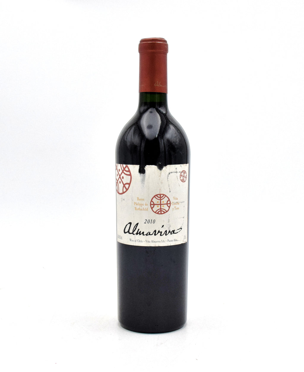 2010 Vina Almaviva (Torn Label) red wine
