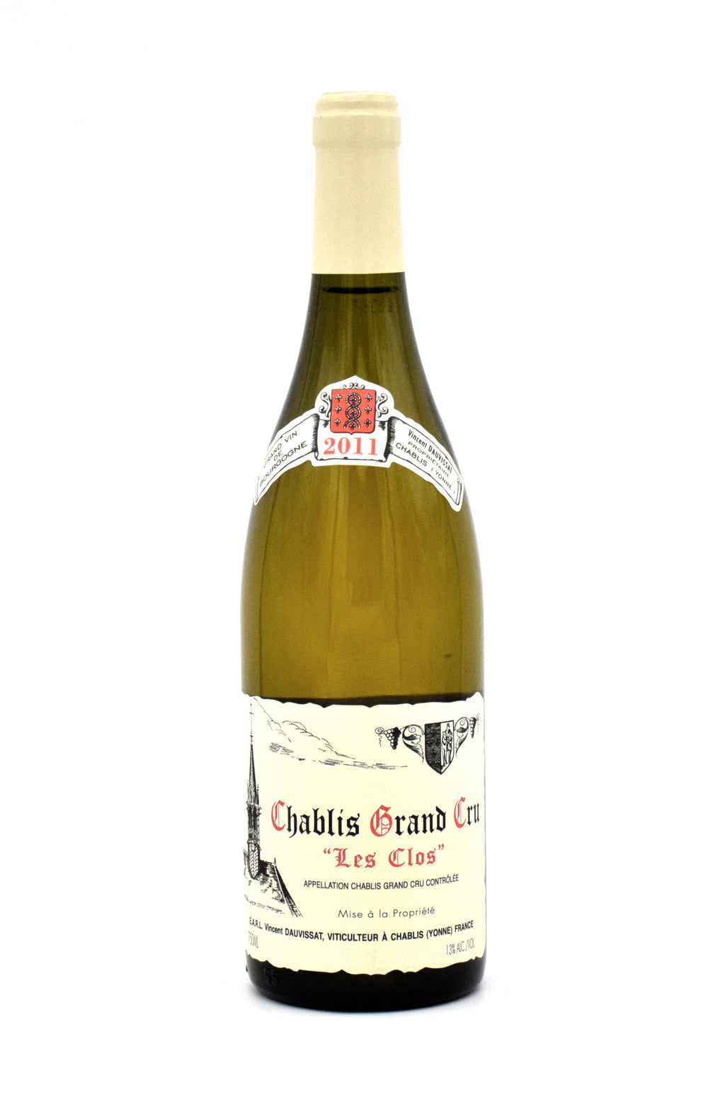 2011 Rene et Vincent Dauvissat-Camus Les Clos wine bottle