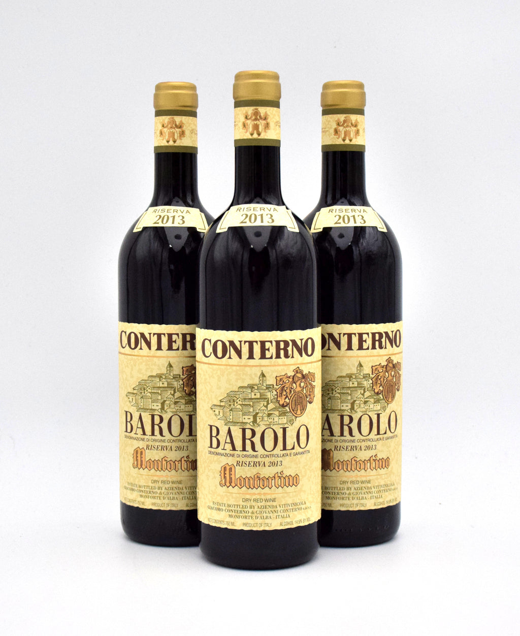 2013 Giacomo Conterno Monfortino wine bottle