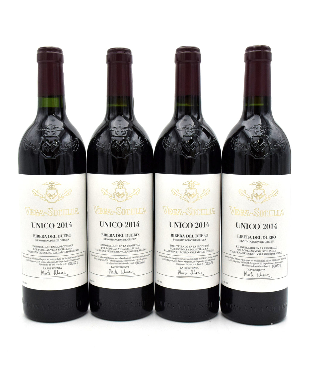 2014 Vega Sicilia Unico Gran Reserva wine bottle