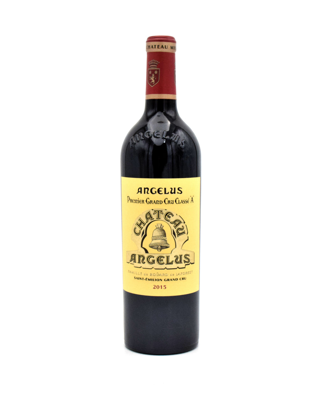 2015 Chateau Angelus wine bottle
