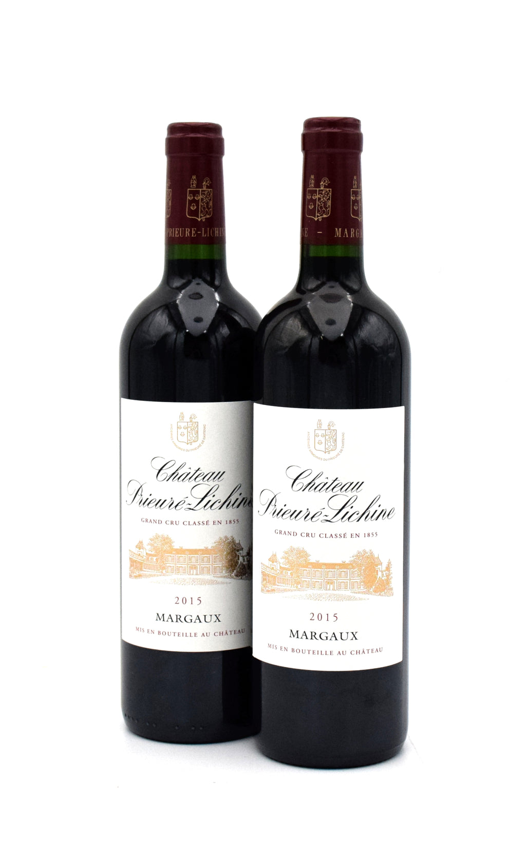 2015 Chateau Prieure Lichine wine bottle