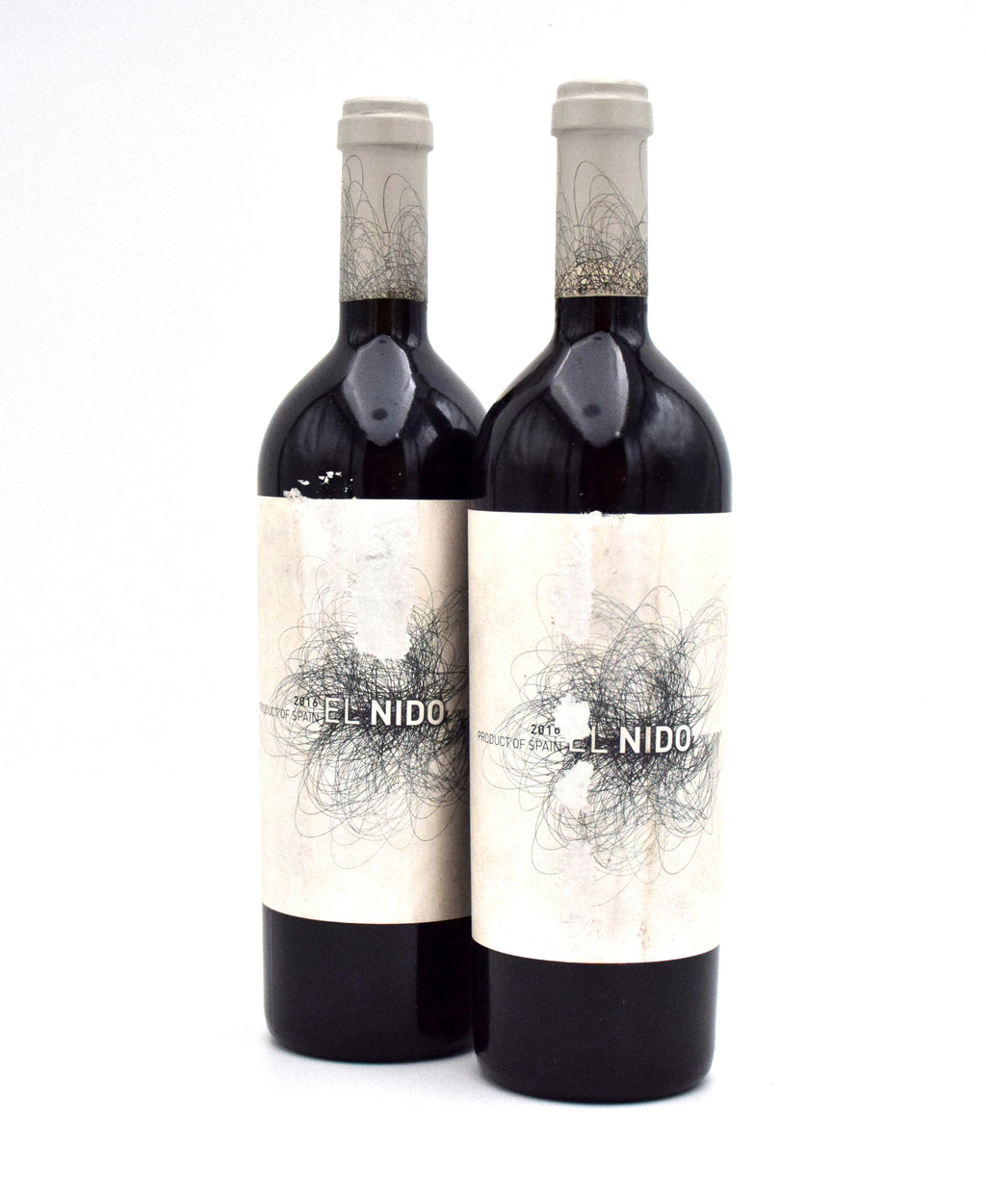 2016 Bodegas El Nido 'El Nido' (Torn Labels) wine bottle