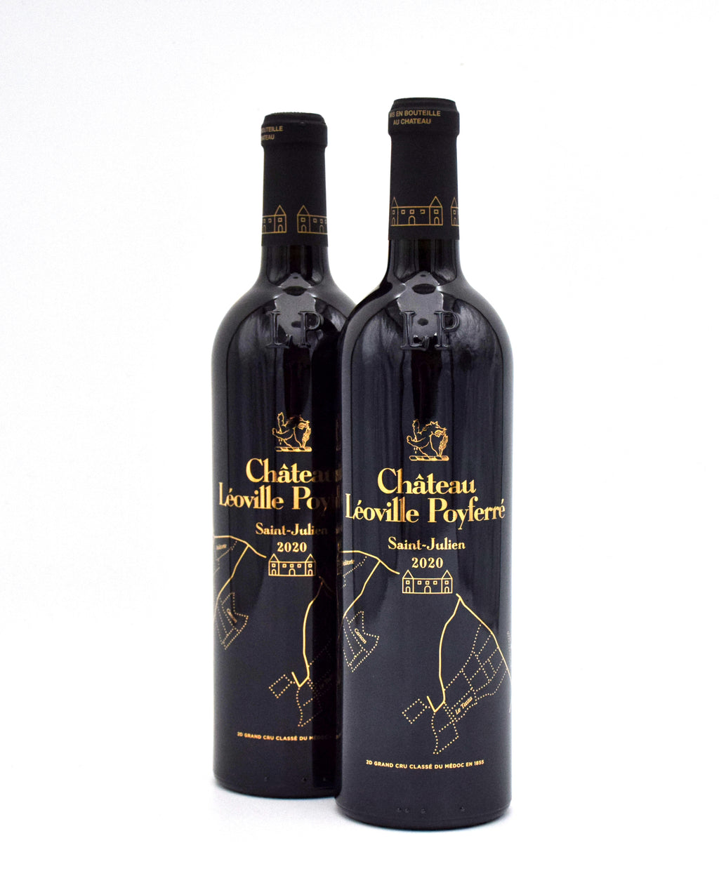 2020 Chateau Leoville Poyferre in a striking black bottle