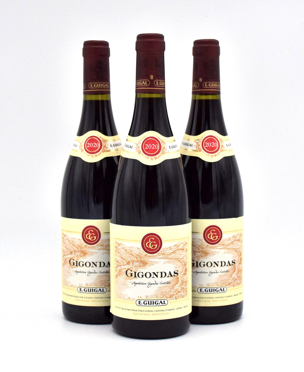 2020 E. Guigal Gigondas wine bottle